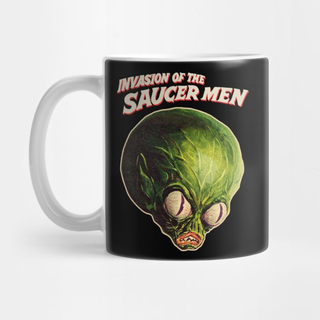 Invasion of the Saucer Men )( Original Horror Fan Art by darklordpug